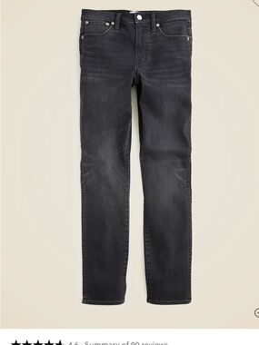 J.Crew Vintage Slim Straight Jeans | Charcoal Wash | Size 31